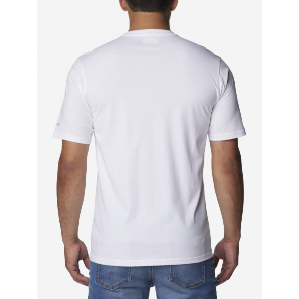 Футболка чоловіча CSC Basic Logo™ Short Sleeve 1680051CLB-100 Columbia  Білий