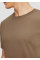 Футболка T-Shirt mit Crew Neck 2165525.8483 s.Oliver L Коричневий