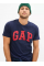 Футболка V-BASIC LOGO T 550338-04 GAP L Темно-синій