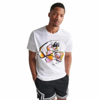 Футболка чоловіча Air Jordan Flight Mvp Summer Flow Graphic T-Shirt White DX9569-100