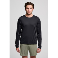 Футболка чоловіча  Saucony Stopwatch Long Sleeve Black SAM800379-BK