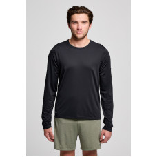 Футболка чоловіча  Saucony Stopwatch Long Sleeve Black SAM800379-BK