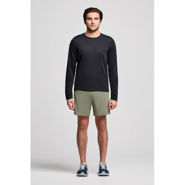 Футболка чоловіча  Saucony Stopwatch Long Sleeve Black SAM800379-BK