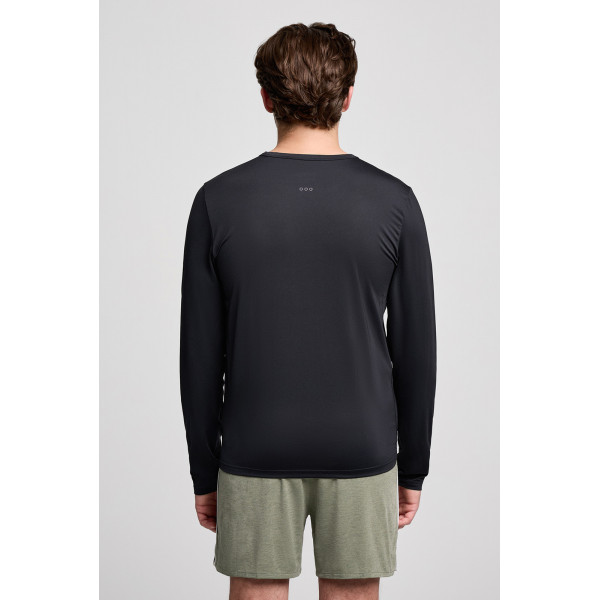 Футболка чоловіча  Saucony Stopwatch Long Sleeve Black SAM800379-BK