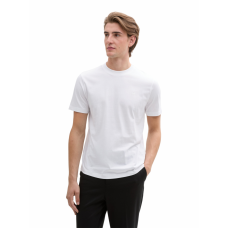 Футболка Men's Denim Slim Fit T-Shirt 1037655-10991 Tom Tailor L Білий