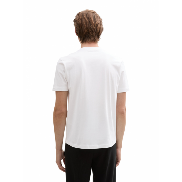 Футболка Men's Denim Slim Fit T-Shirt 1037655-10991 Tom Tailor L Білий