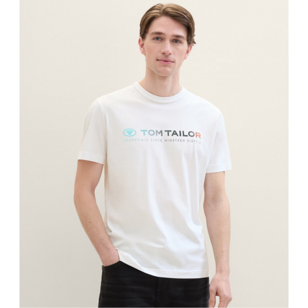 Футболка Men's T-shirt 1041855ХХ20000 Tom Tailor L Білий