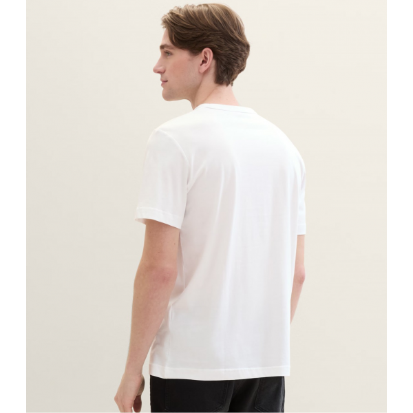 Футболка Men's T-shirt 1041855ХХ20000 Tom Tailor L Білий