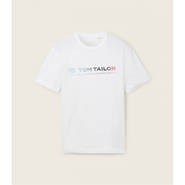 Футболка Men's T-shirt 1041855ХХ20000 Tom Tailor L Білий