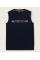 Майка чоловіча Tanktop with a logo print 1041866ХХ10668 Tom Tailor Темно-синій