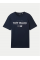 Футболка T-Shirt mit Logo Print 1041871ХХ10302 Tom Tailor L Темно-синій