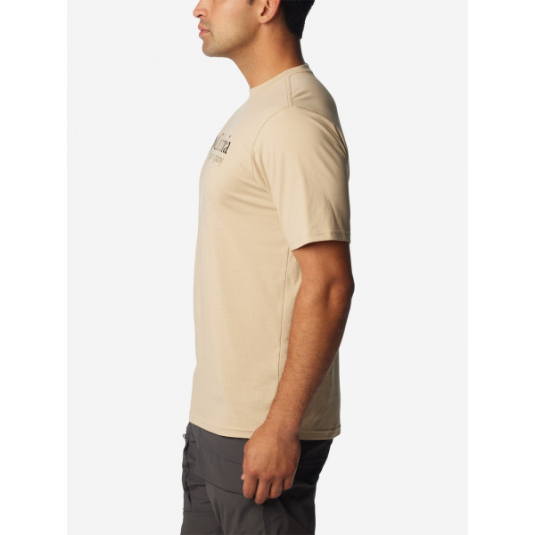 Футболка чоловіча CSC Basic Logo™ Short Sleeve 1680051CLB-277 Columbia Бежевий