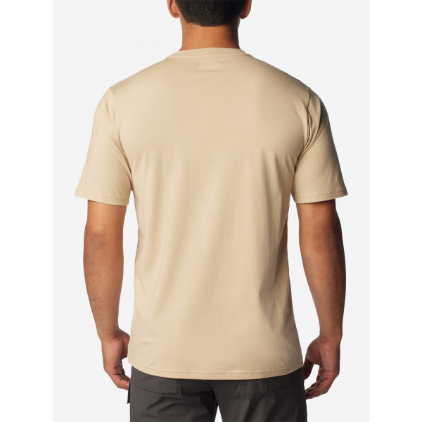 Футболка чоловіча CSC Basic Logo™ Short Sleeve 1680051CLB-277 Columbia Бежевий