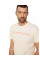 Футболка printed crewneck logo t-shirt 1030527XX1028130 Tom Tailor L Бежевий