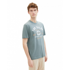 Футболка LOGO TEE MEN'S T-SHIRT 1037735-27475 Tom Tailor L Сірий
