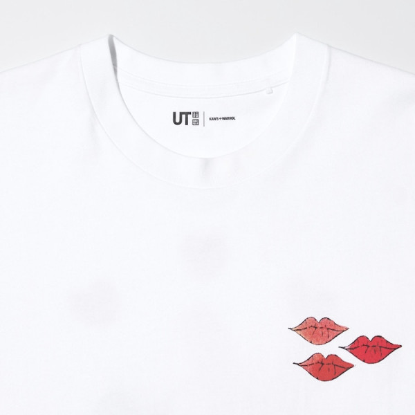 Футболка Uniqlo Kaws Warhol Pink bunny (Uniqlo KAWS + Warhol UT Graphic T-Shirt Bunny)