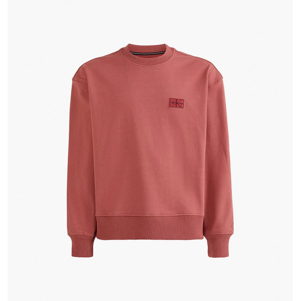 Футболка чоловіча Calvin Klein Shrunken Badge Crew Neck Terracotta Tile J30J321544 