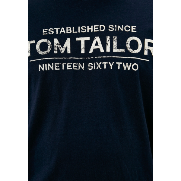 Футболка чоловіча 1031877-10302 Tom Tailor Темно-синій