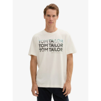 Футболка Men's T-Shirt 1044032-10332 Tom Tailor L Білий