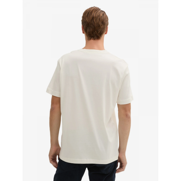 Футболка Men's T-Shirt 1044032-10332 Tom Tailor L Білий