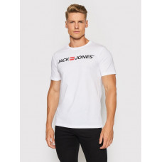 Футболка чоловіча  JJECORP LOGO TEE SS CREW NECK 3PK MP 12191330-White-Pack: 1 White Jack&Jones Білий