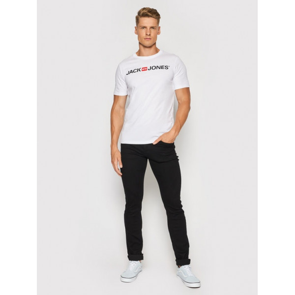 Футболка чоловіча  JJECORP LOGO TEE SS CREW NECK 3PK MP 12191330-White-Pack: 1 White Jack&Jones Білий