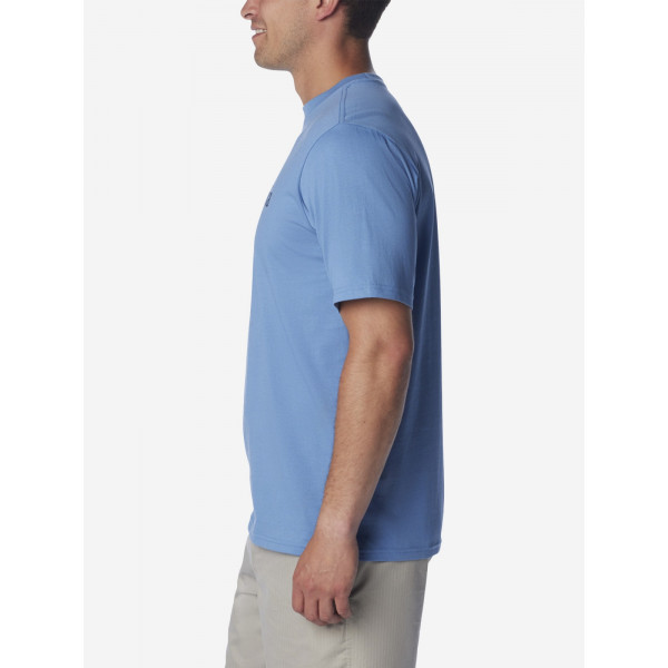 Футболка чоловіча CSC Basic Logo™ Short Sleeve 1680051CLB-481 Columbia  Блакитний
