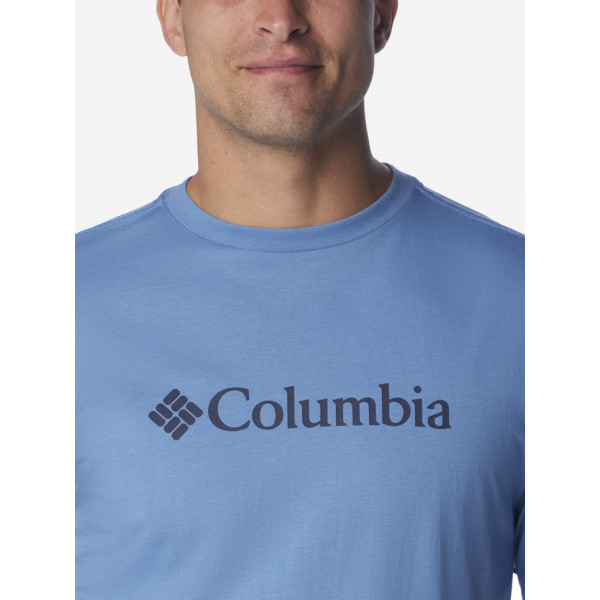 Футболка чоловіча CSC Basic Logo™ Short Sleeve 1680051CLB-481 Columbia  Блакитний