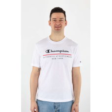 Футболка чоловіча  crewneck t-shirt 219734-WW001 Champion  Білий