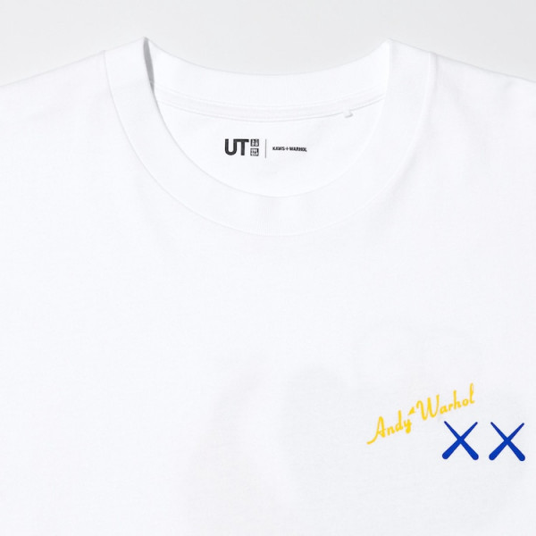 Футболка чоловіча  Uniqlo Uniqlo Kaws Warhol White 341-471321