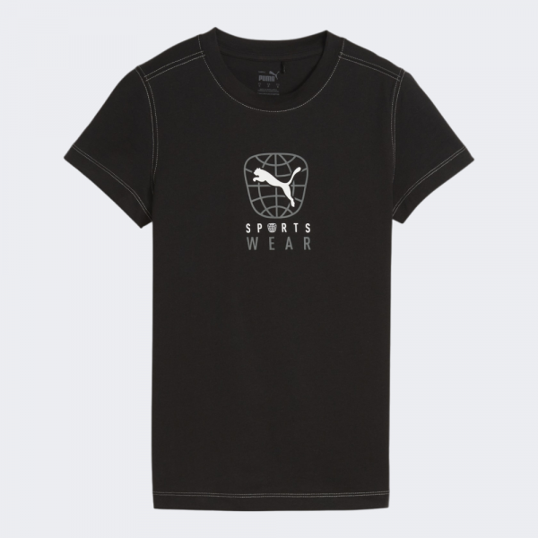 Футболка жіноча BETTER SPORTSWEAR Tee 67900601 Puma Чорний