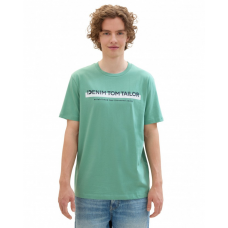 Футболка T-shirt Men's DENIM 1037653ХХ13537 Tom Tailor L Бірюзовий