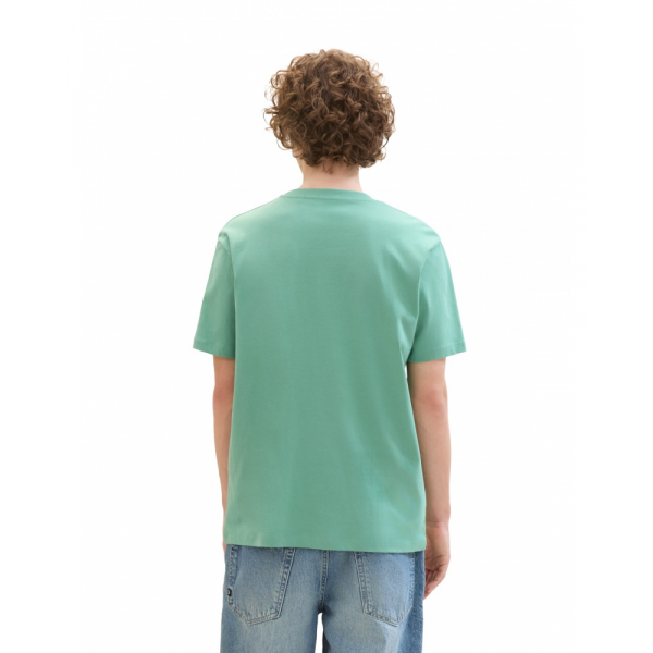 Футболка T-shirt Men's DENIM 1037653ХХ13537 Tom Tailor L Бірюзовий