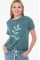 Футболка T-SHIRT WITH A PRINT 1040544-10697 Tom Tailor L Зелений