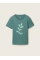 Футболка T-SHIRT WITH A PRINT 1040544-10697 Tom Tailor L Зелений