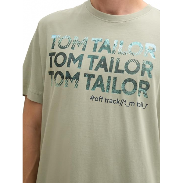Футболка Men's T-Shirt 1044032-15615 Tom Tailor L Фісташковий