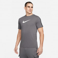 Футболка M NSW REPEAT SS TEE DM4685-068 Nike L Темно-сірий