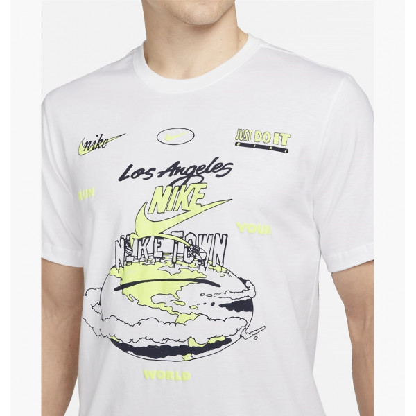 Футболка чоловіча  Nike Men's Los Angeles Nike World T-Shirt Just Do It DR9785-100