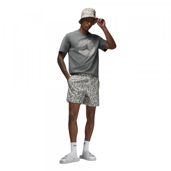 Футболка чоловіча Air Jordan M J Flt Ess Pool Ss Crew Grey FN6006-084