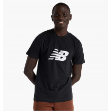 Футболка чоловіча New Balance Sport Jersey Logo Black MT43906BK 