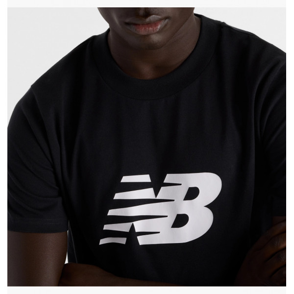 Футболка чоловіча New Balance Sport Jersey Logo Black MT43906BK 