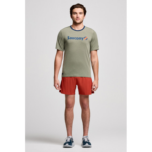 Футболка чоловіча Saucony STOPWATCH GRAPHIC SHORT SLEEVE SAM800378-BUHS4