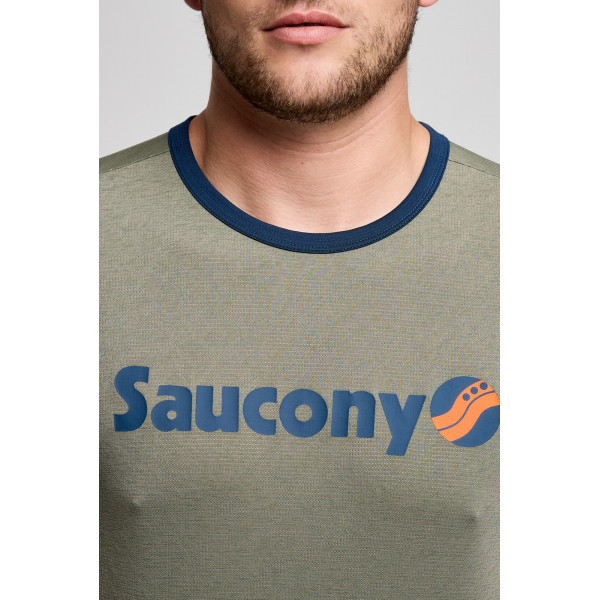 Футболка чоловіча Saucony STOPWATCH GRAPHIC SHORT SLEEVE SAM800378-BUHS4