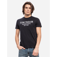 Футболка чоловіча1021229-10668 Tom Tailor Темно-синій