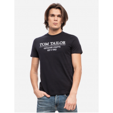 Футболка чоловіча1021229-10668 Tom Tailor Темно-синій