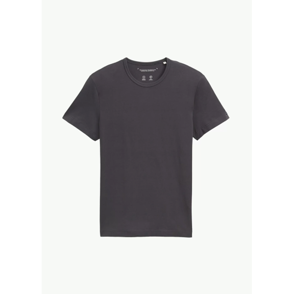 Футболка Slim fit T-shirt with stretch 1045626-10899 Tom Tailor L Темно-сірий