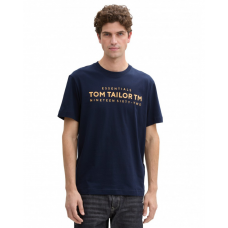 Футболка MEN'S T-SHIRT 1045631-10668 Tom Tailor L Темно-синій