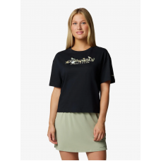 Футболка Rolling Bend™ Graphic Relaxed Crop SS 2119991CLB-010 Columbia L (48) Чорний