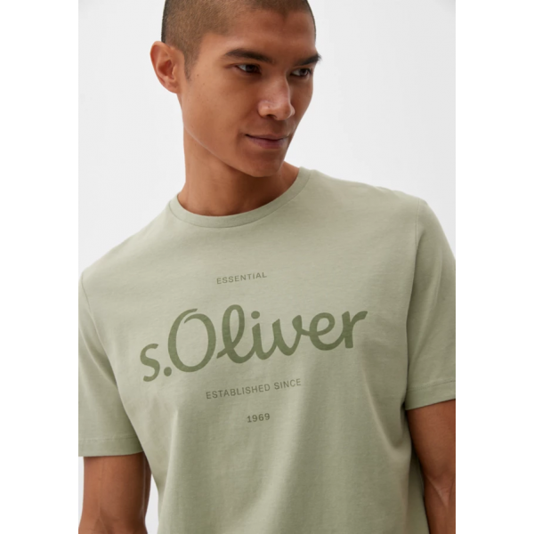 Футболка  чоловіча 2128330.78D1 s.Oliver M Хакі
