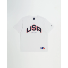Футболка чоловіча crewneck t-shirt 219747-WW001 Champion  Білий